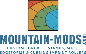 Mountain Mods: Custom Concrete Stamps, Mats, Edgeforms & Curbing Imprint Rollers