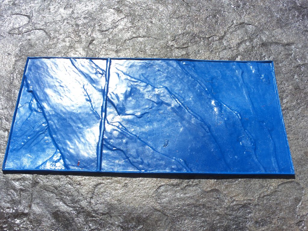 2pc Walkway Slate Tile Decorative Concrete Imprint Stamp Mat 18″x36″ Set Mountain Mods Custom